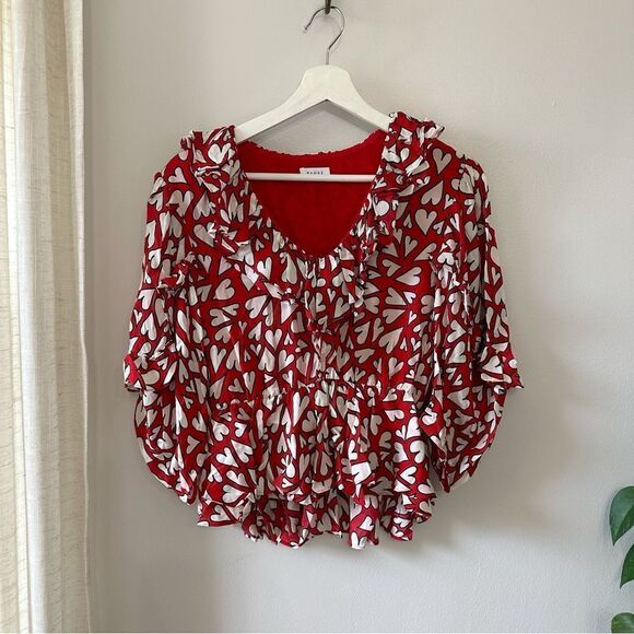 RHODE Heart Print Top - Picture 2 of 8